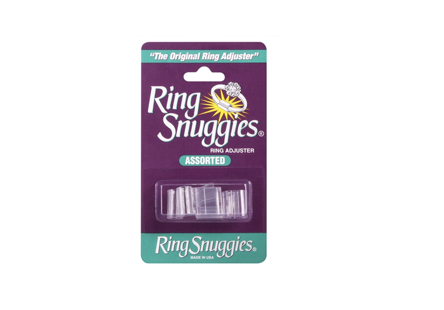 The Original Ring Adjuster Ring Guard Snuggies- Pack of 6 Assorted Sizes